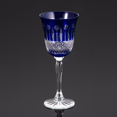Бокал "Cristal de Paris" с линзообразным и сетчатым декором