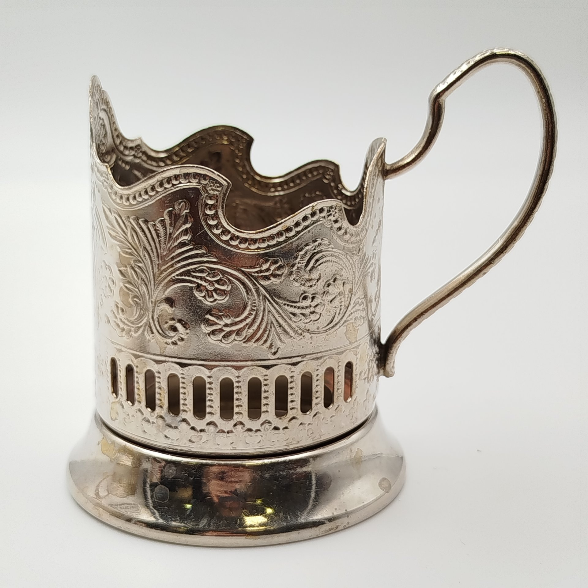 Подстаканник "Новый Крым", мНЦ (медь-никель-цинк), Кольчугинский завод цветных металлов, СССР, 1970-1990 гг.