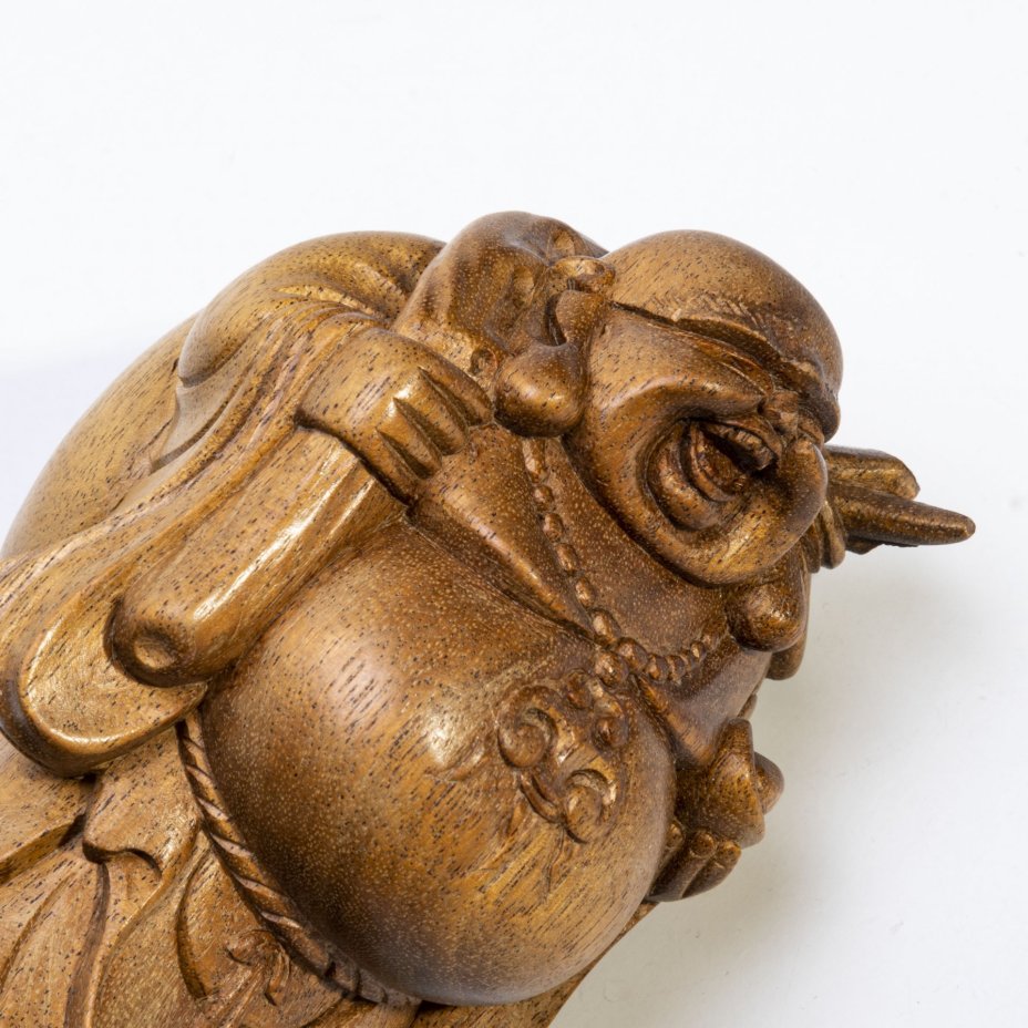 Хотей (Бог богатства), дерево, резьба, Китай, 2000-2010 гг.