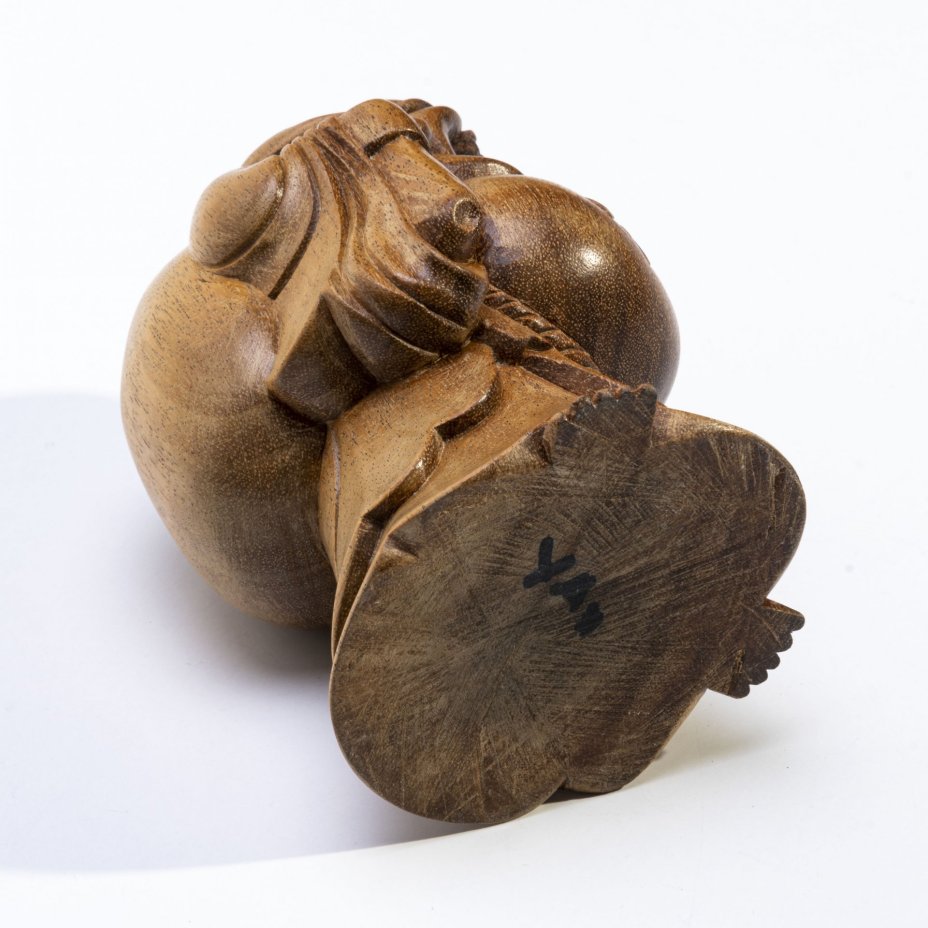 Хотей (Бог богатства), дерево, резьба, Китай, 2000-2010 гг.
