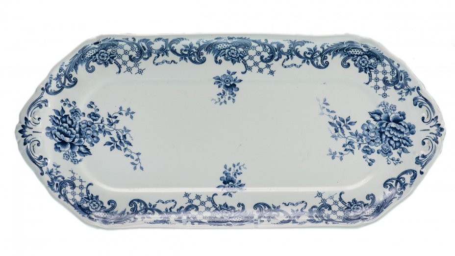 Сервиз чайно - кофейный из серии "Valeria", фарфор, роспись, фирма "Villeroy and Boch", Германия, 1940-1970 гг.