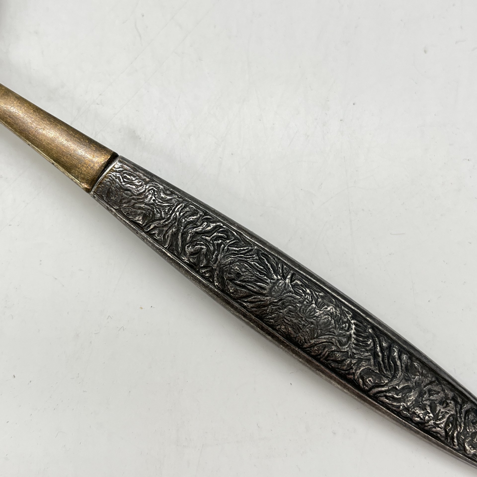 Ложка салатная, латунь, металл, Экспериментальный ювелирный завод, г. Таллин, СССР, 1970-1980 гг.