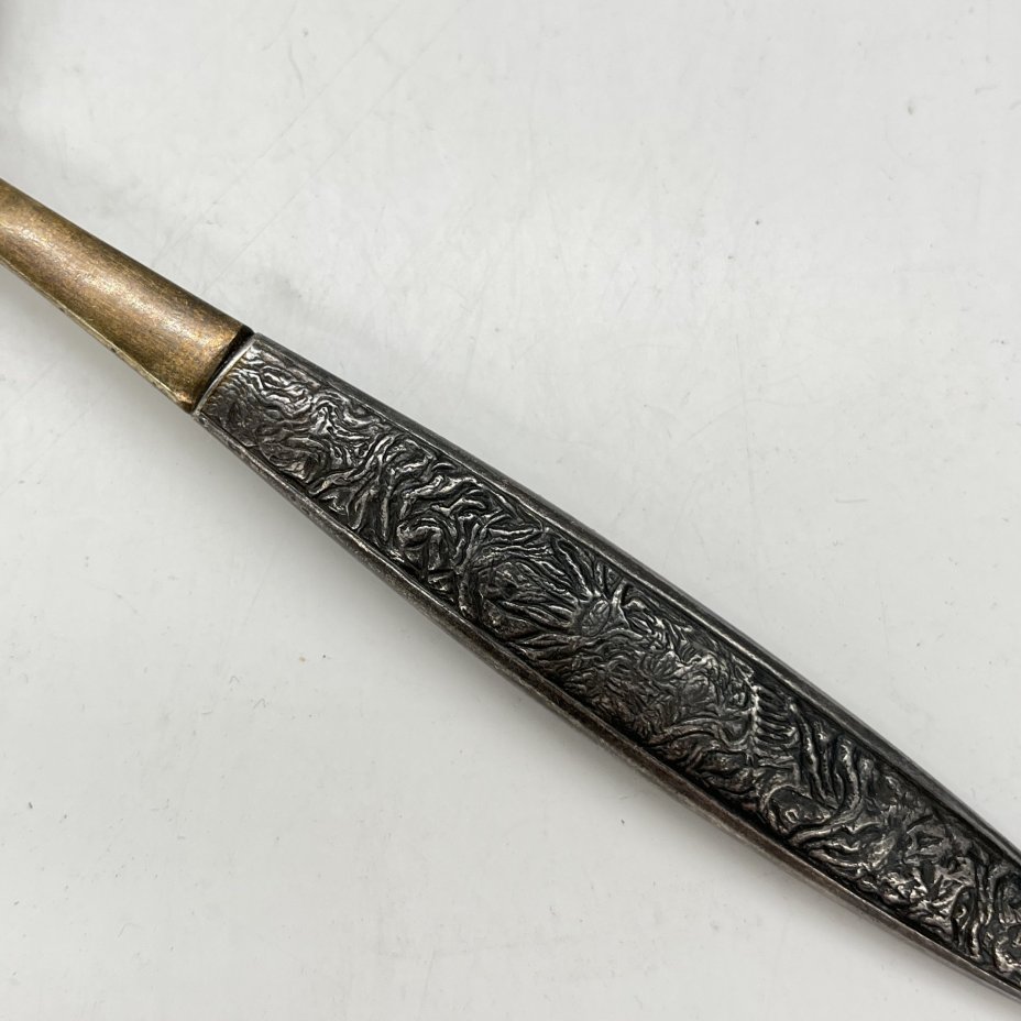 Ложка салатная, латунь, металл, Экспериментальный ювелирный завод, г. Таллин, СССР, 1970-1980 гг.