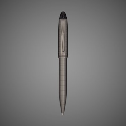 Шариковая ручка Aurora Ipsilon Metal Gray, в подарочной коробке, Драгметаллы: рутений, сталь