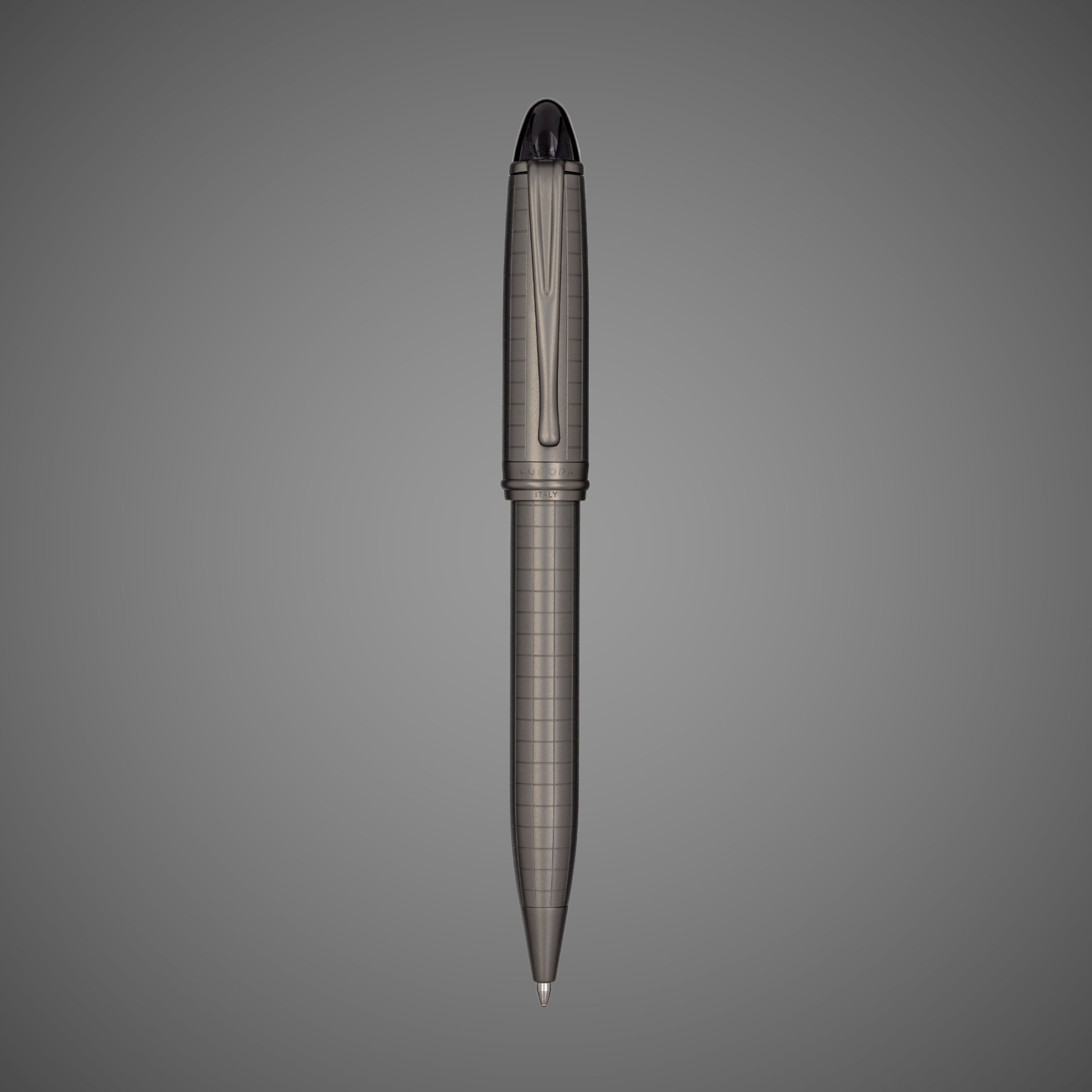 Шариковая ручка Aurora Ipsilon Metal Gray, в подарочной коробке, Драгметаллы: рутений, сталь