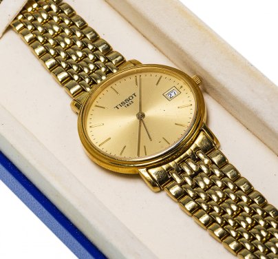 Часы наручные "Tissot", Швейцария, в футляре