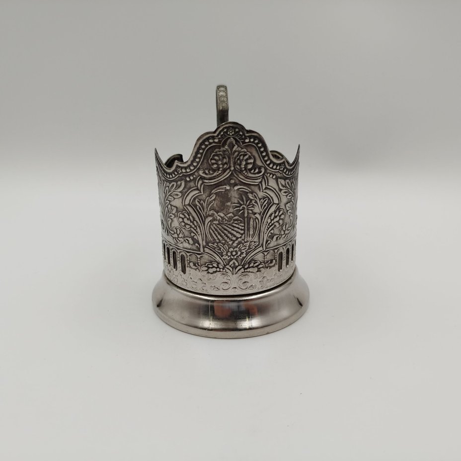Подстаканник "Новый Крым", мНЦ (медь-никель-цинк), Кольчугинский завод цветных металлов, Кольчугинский завод цветных металлов