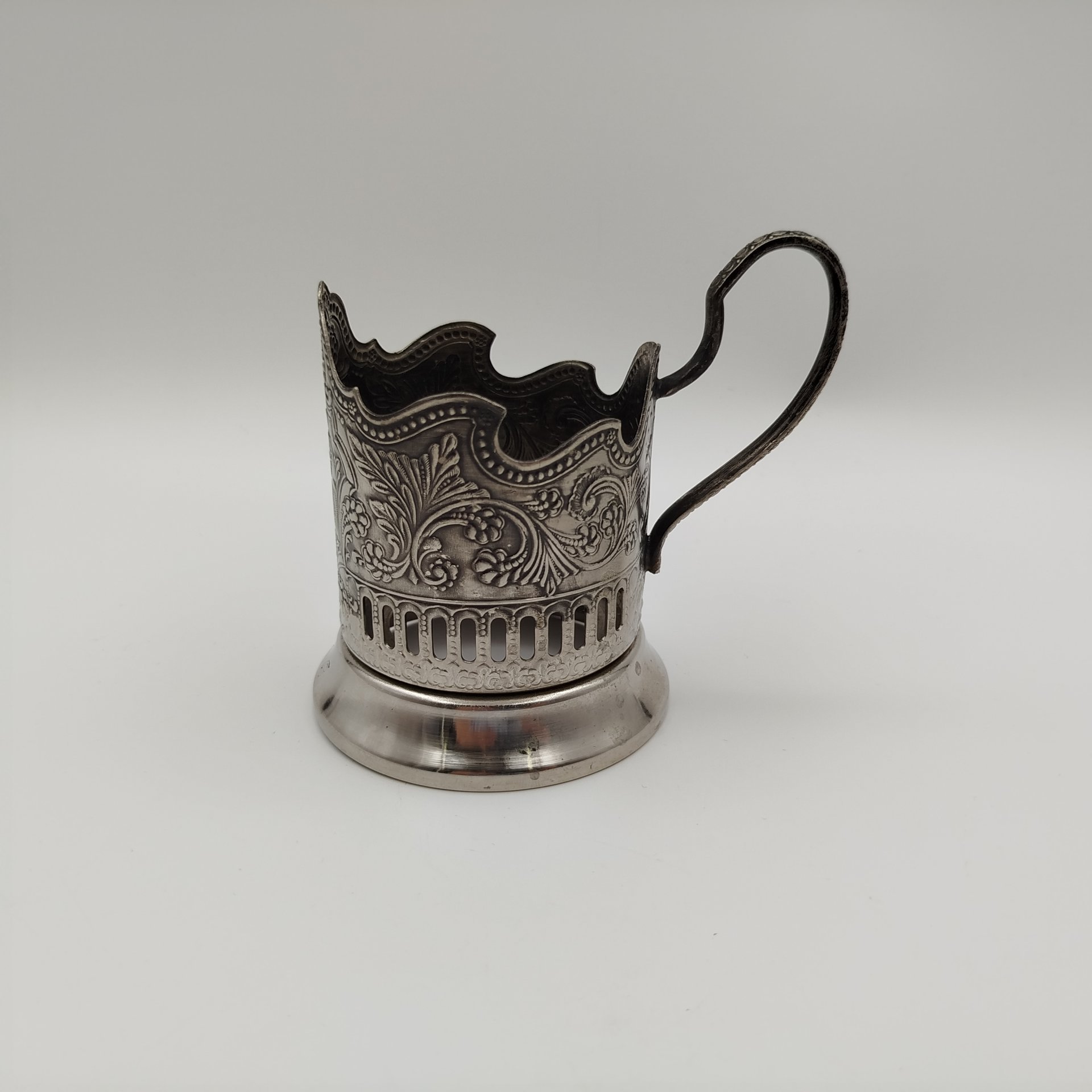 Подстаканник "Новый Крым", мНЦ (медь-никель-цинк), Кольчугинский завод цветных металлов, Кольчугинский завод цветных металлов