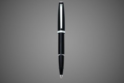 Ручка-роллер Aurora Style Resin Black CT, в подарочной коробке, Лаки и смолы: смола, хром