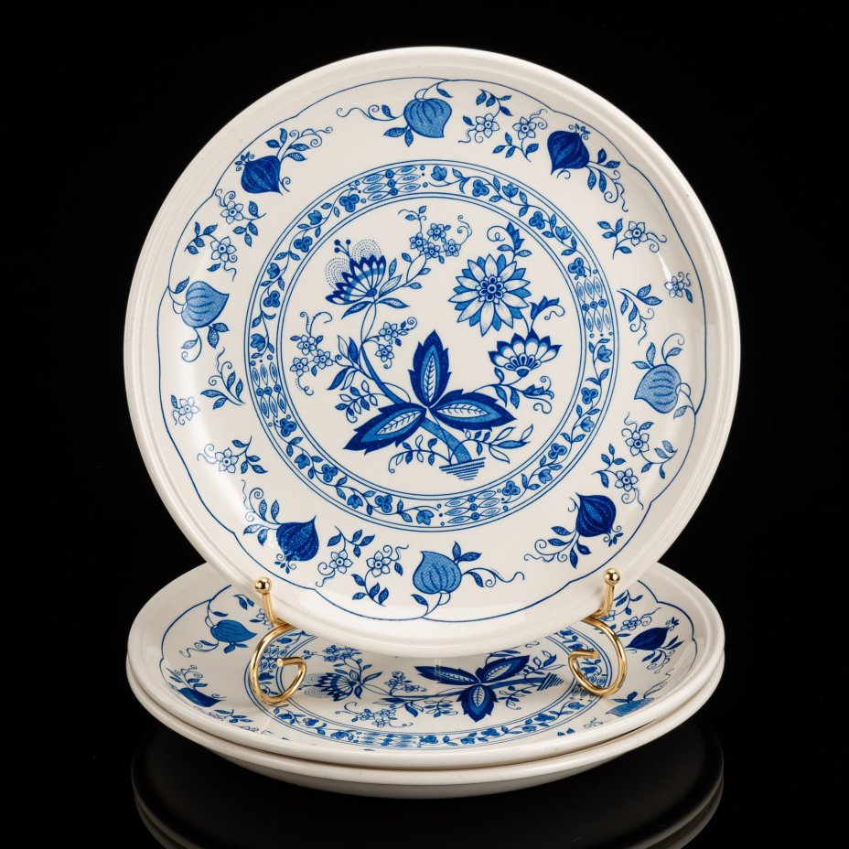 Набор из трех тарелок с декором "Луковый узор", Biltons Tableware Ltd