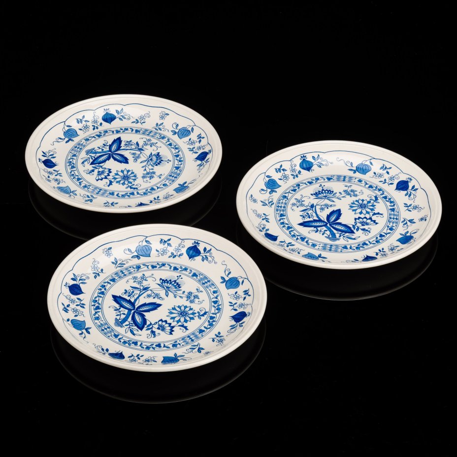Набор из трех тарелок с декором "Луковый узор", Biltons Tableware Ltd
