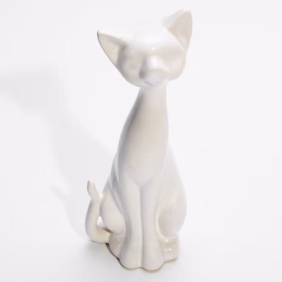 Статуэтка "Кошка", фаянс, Китай, 2000-2015 гг.