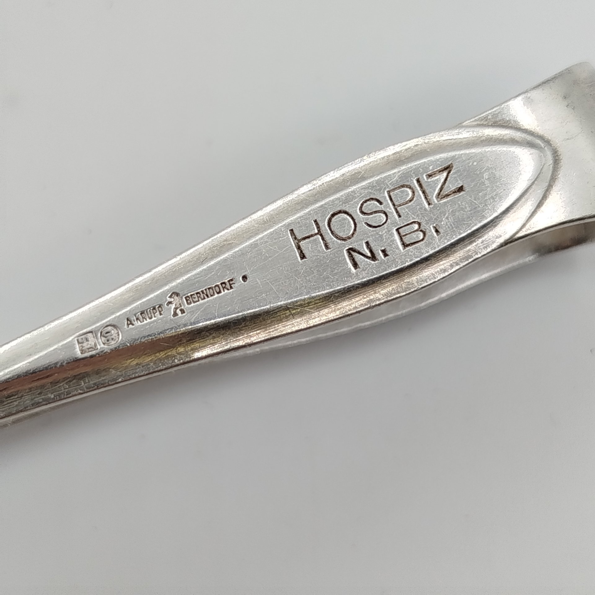 Щипцы для сахара с надписью "Hospiz N.B.", Arthur Krupp