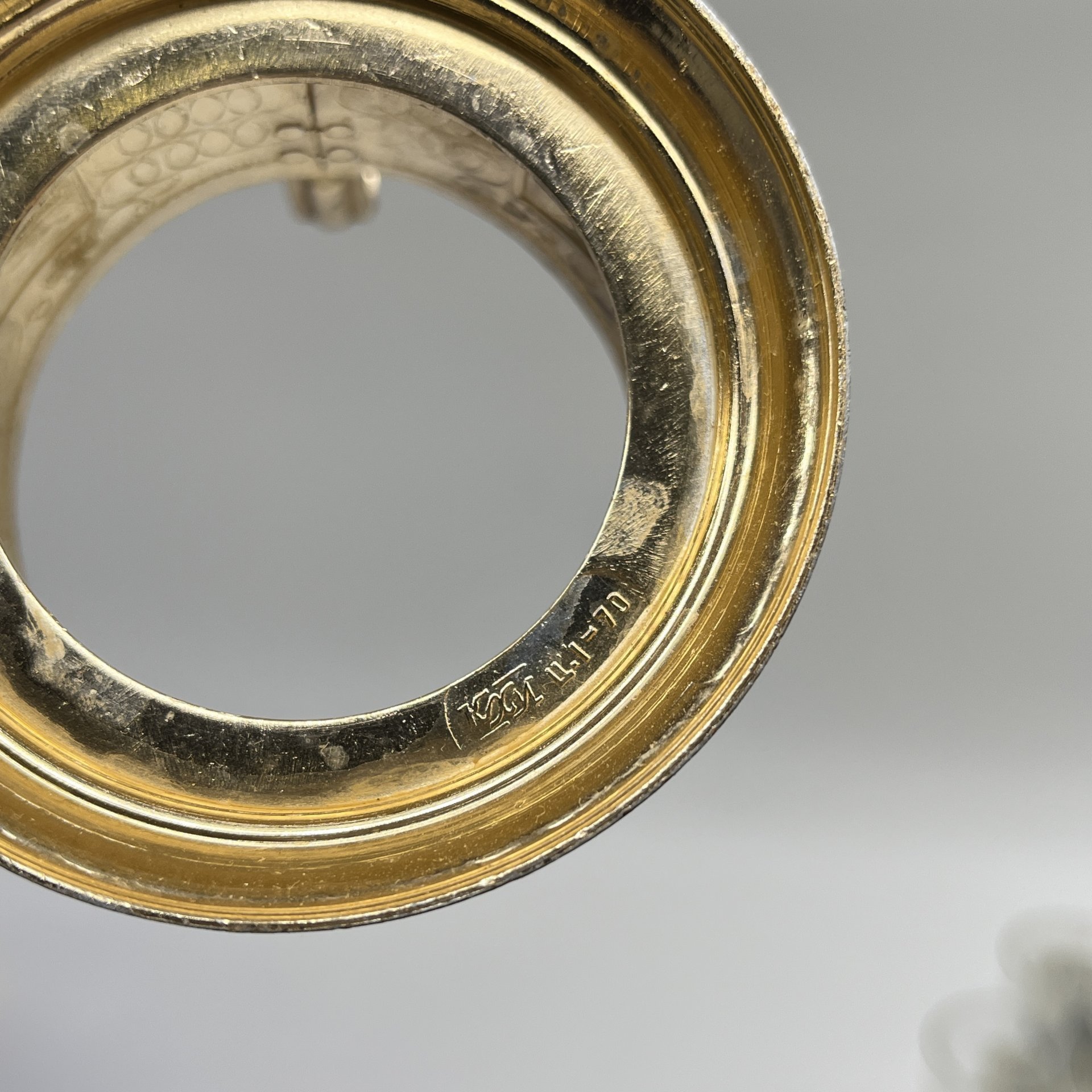 Подстаканник с изображением достопримечательностей Нижнего Новгорода, алюминий, Казаковский завод художественных изделий (КХИ), СССР, 1970-1990 гг.