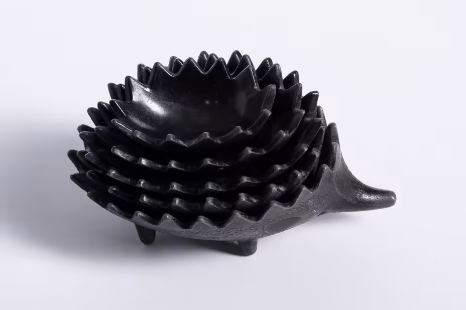 Набор пепельниц "Ёжики", силумин, СССР, 1970-1990 гг.