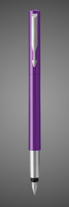 Перьевая ручка Parker Vector Standard F01, цвет: Purple, Металлы: нержавеющая сталь, пластик, хром