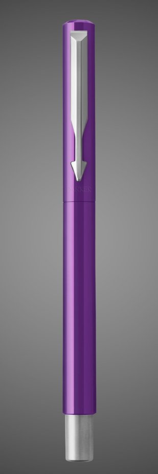 Перьевая ручка Parker Vector Standard F01, цвет: Purple, Металлы: нержавеющая сталь, пластик, хром