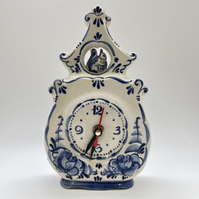 Часы настольные, Гжель
