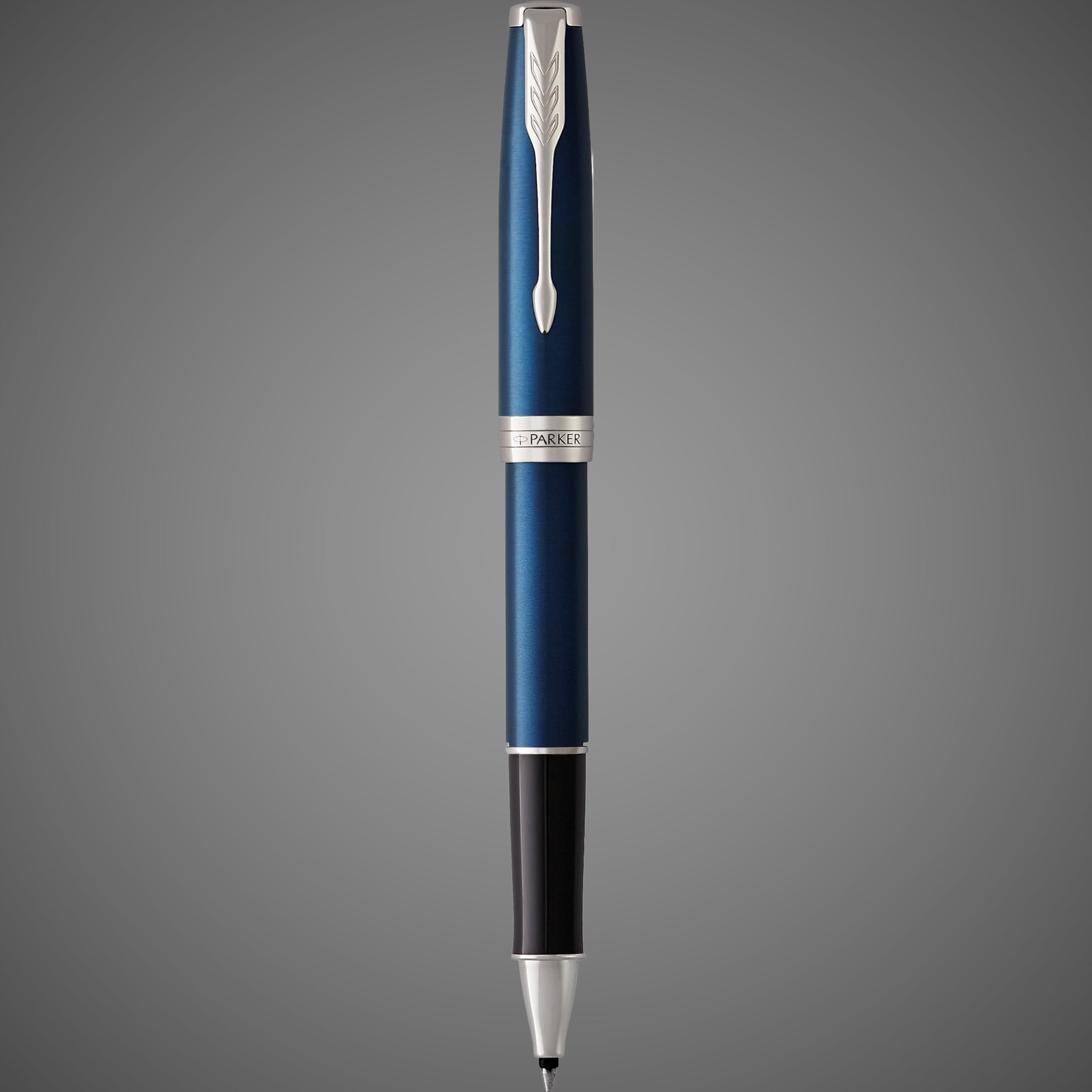 Ручка-роллер Parker Sonnet Blue Subtle CT, стержень: F, цвет чернил: black, в подарочной упаковке, Лаки и смолы: лак, нержавеющая сталь, палладиевое покрытие, пластик, сталь