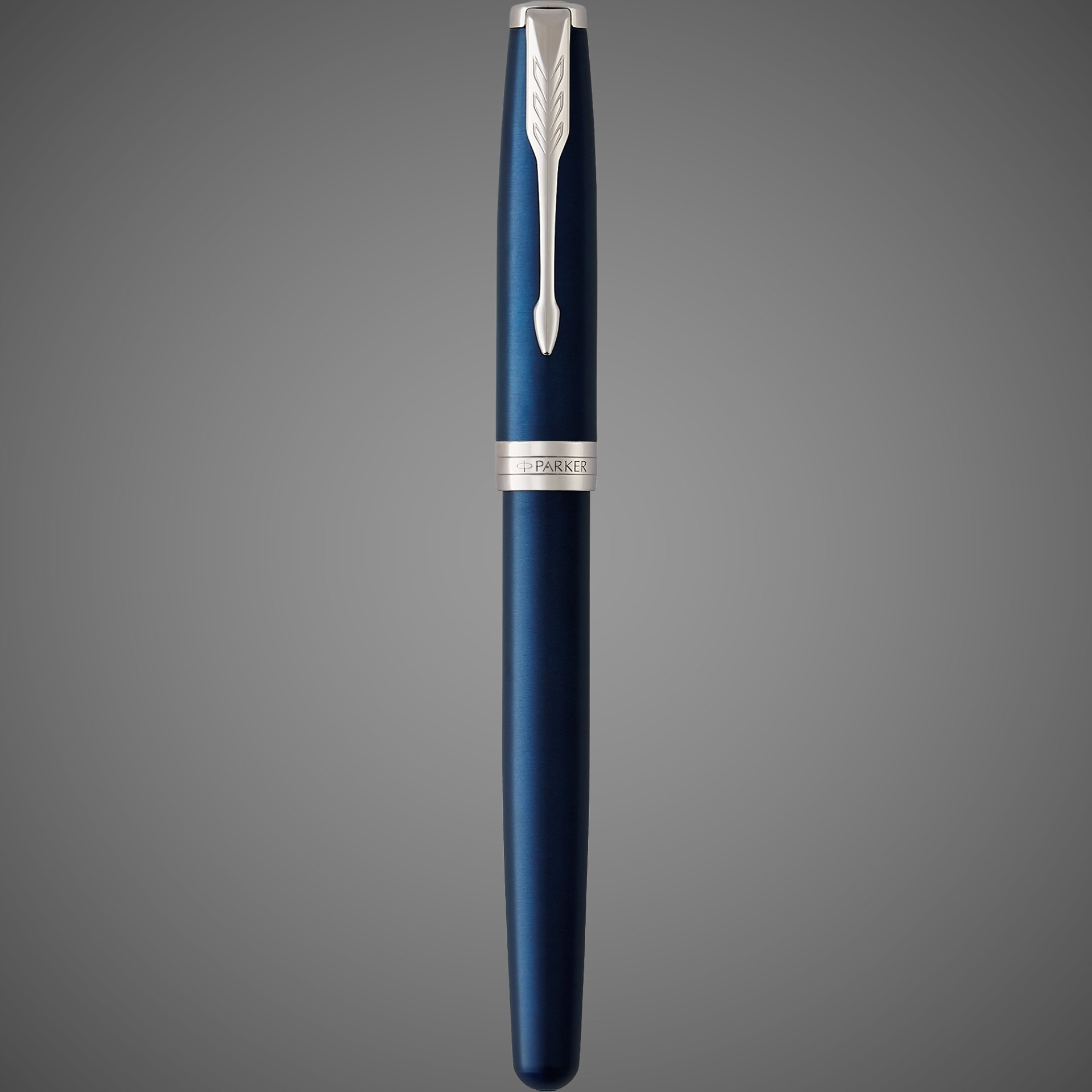 Ручка-роллер Parker Sonnet Blue Subtle CT, стержень: F, цвет чернил: black, в подарочной упаковке, Лаки и смолы: лак, нержавеющая сталь, палладиевое покрытие, пластик, сталь