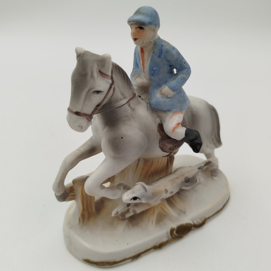 Статуэтка "Жокей", фарфор, бисквит, роспись, Европа, 1980-2000 гг.