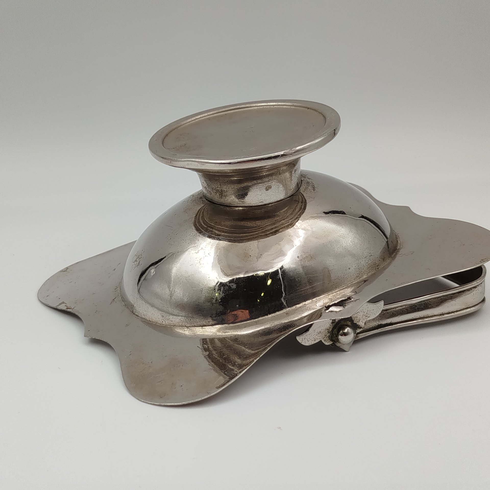 Икорница, металл, серебрение, Западная Европа, 1900-1930 гг.