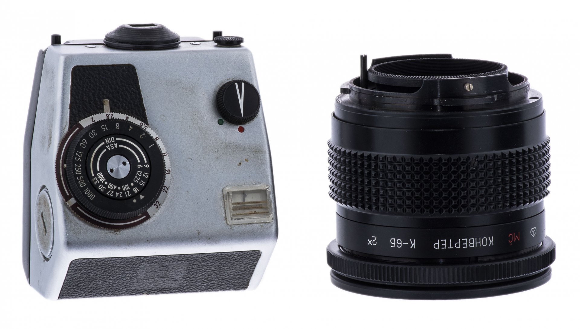 Фотоаппарат "Pentacon six TL" с объективом "Carl Zeiss Biometar 2.8/80" и набором аксессуаров, металл, фирма "VEB Pentacon Dresden", ГДР, 1966-1990 гг, Pentacon