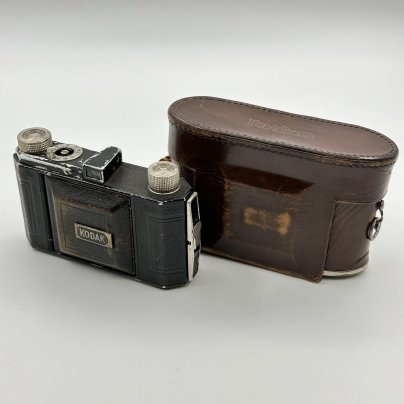 Фотоаппарат плёночный "Retina" в оригинальном кофре, металл, стекло, кожа, Kodak, Германия, 1936-1945 гг., Kodak