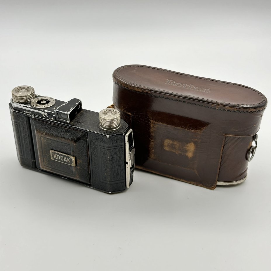 Фотоаппарат плёночный "Retina" в оригинальном кофре, металл, стекло, кожа, Kodak, Германия, 1936-1945 гг., Kodak