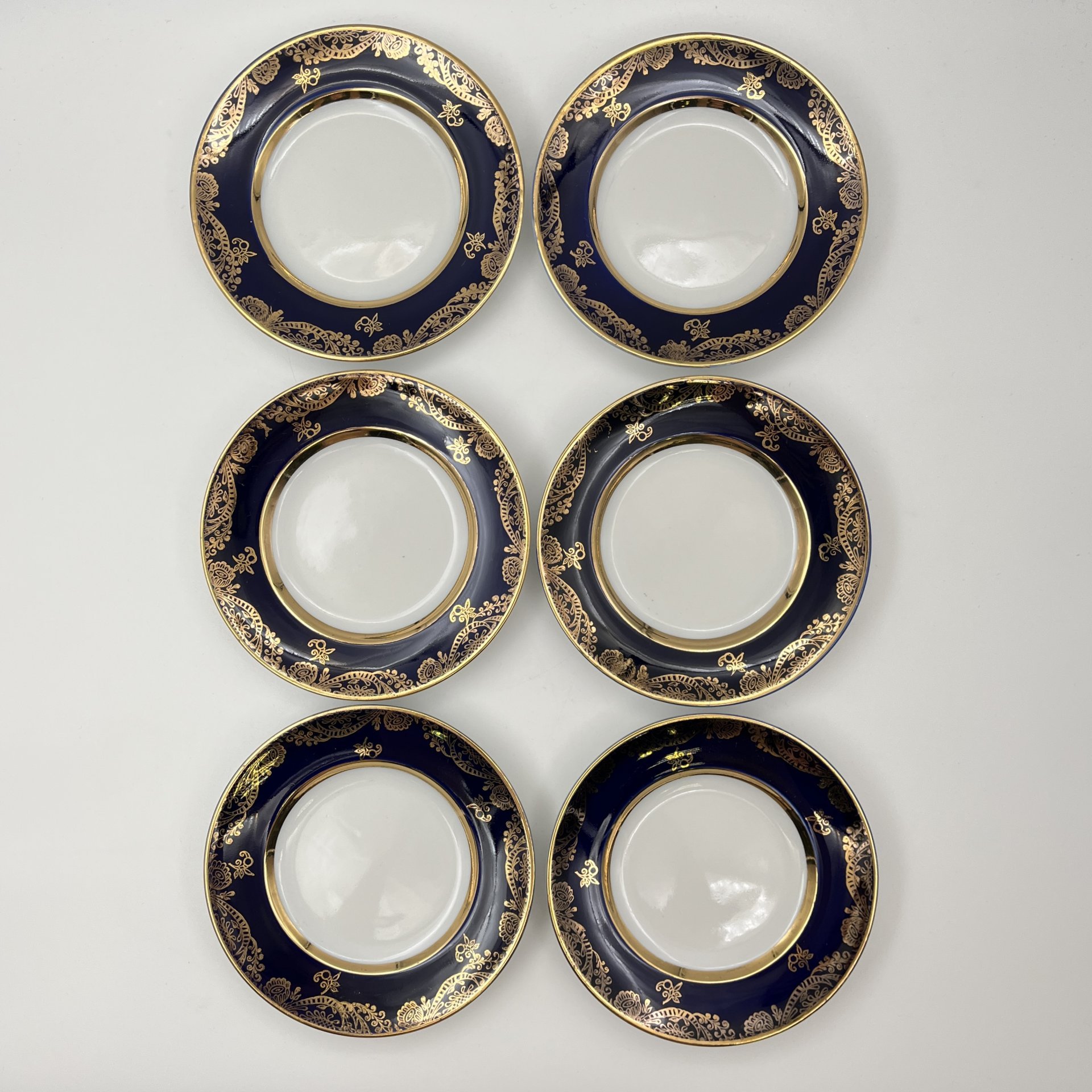 Комплект из 6-ти пирожковых тарелок "Фриз"