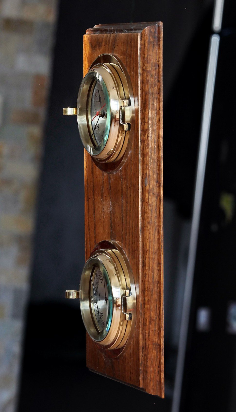 Часы корабельные с барометром, Howard Miller Clock Company