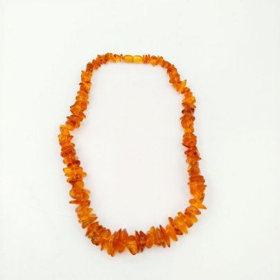 Бусы винтажные с крупными бусинами различных форм