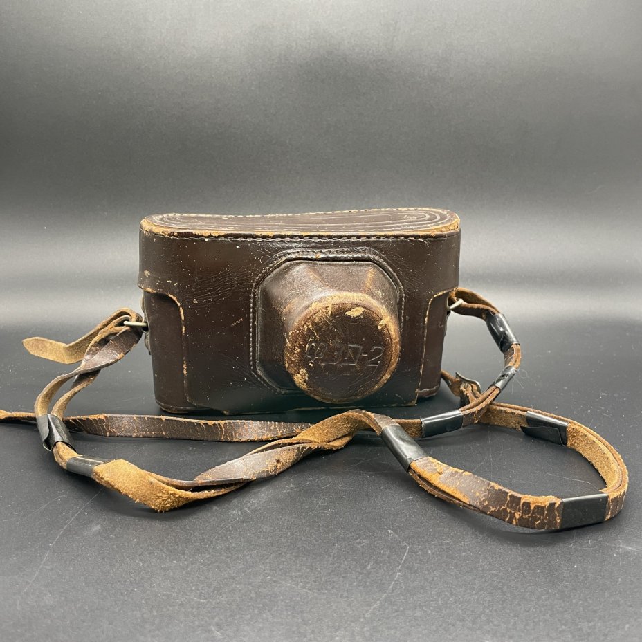 Фотоаппарат "ФЭД-2" с объективом "Индустар-26м" в оригинальном кофре, Харьковский машиностроительный завод им. Дзержинского (ФЭД)