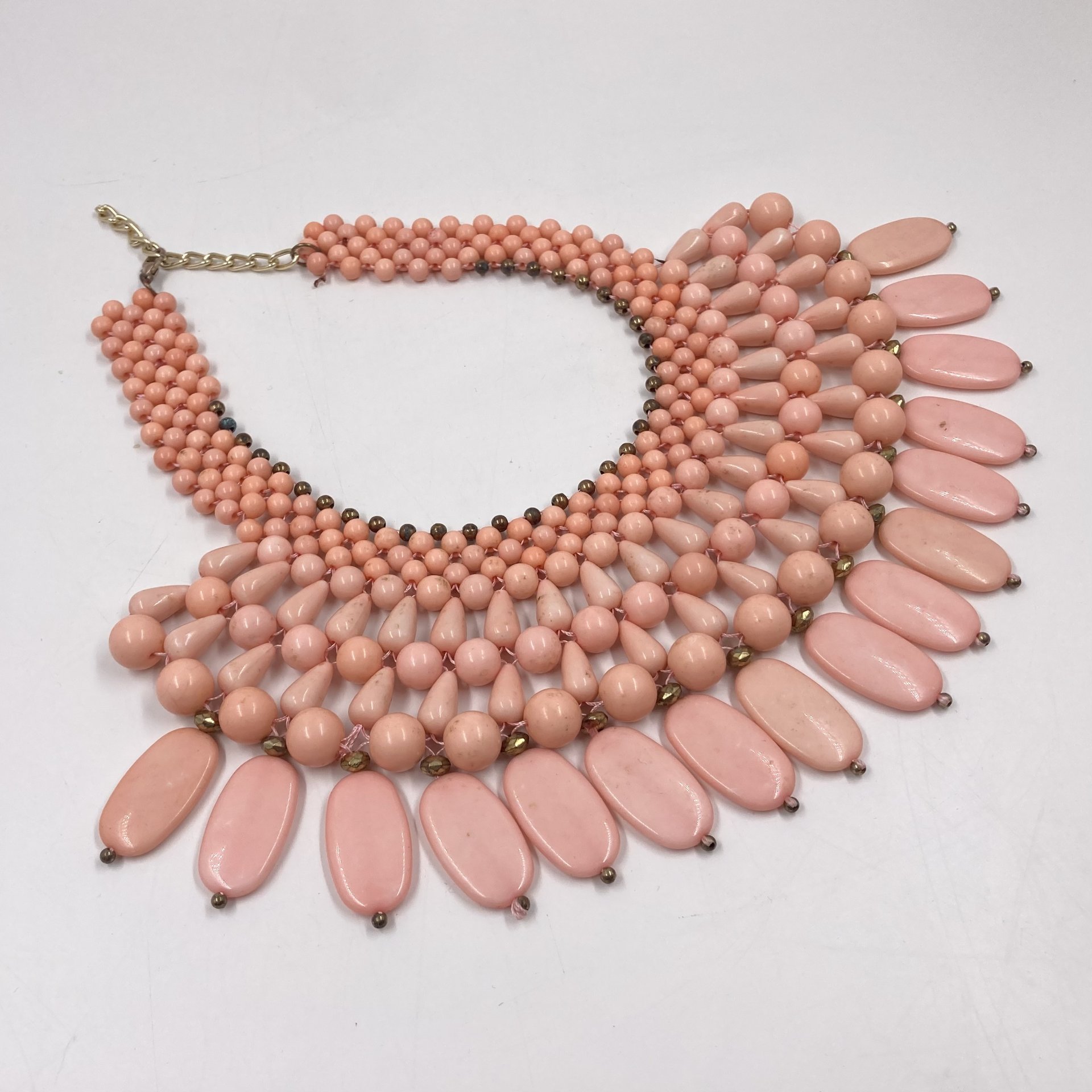 Крупные винтажные бусы, металл, пластик, СССР, 1970-1990 гг.