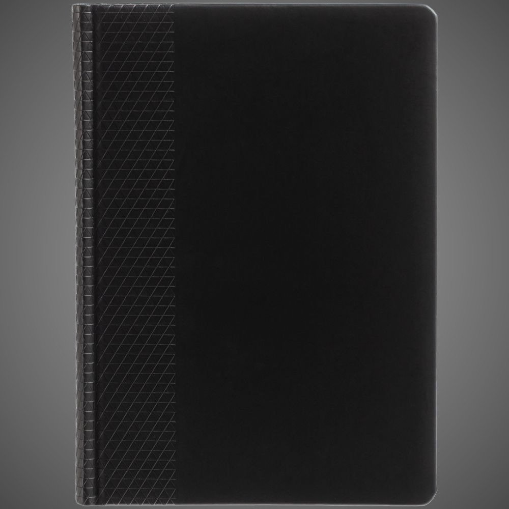 Подарочный набор Parker: черный ежедневник и черная шариковая ручка Parker IM Black Edition, цвет чернил синий, Лаки и смолы: лак, латунь