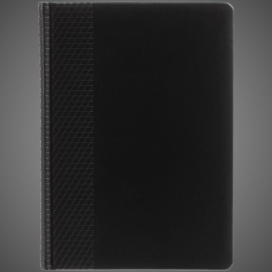 Подарочный набор Parker: черный ежедневник и черная шариковая ручка Parker IM Black Edition, цвет чернил синий, Лаки и смолы: лак, латунь