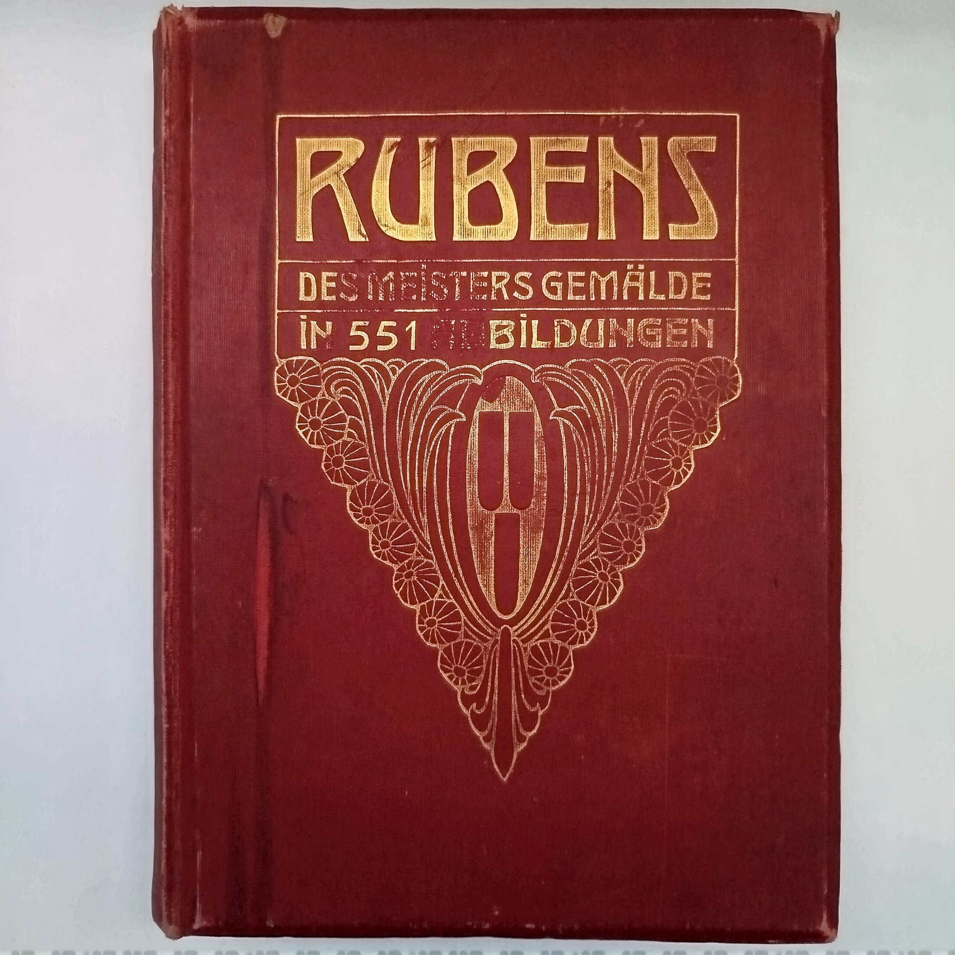 Книга "P. P. Rubens: des meisters gemälde in 551 abbildungen" на немецком языке, автор Adolf Rosenberg