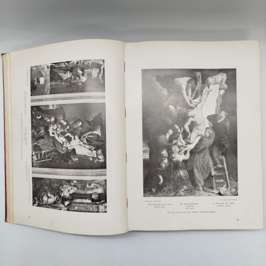 Книга "P. P. Rubens: des meisters gemälde in 551 abbildungen" на немецком языке, автор Adolf Rosenberg