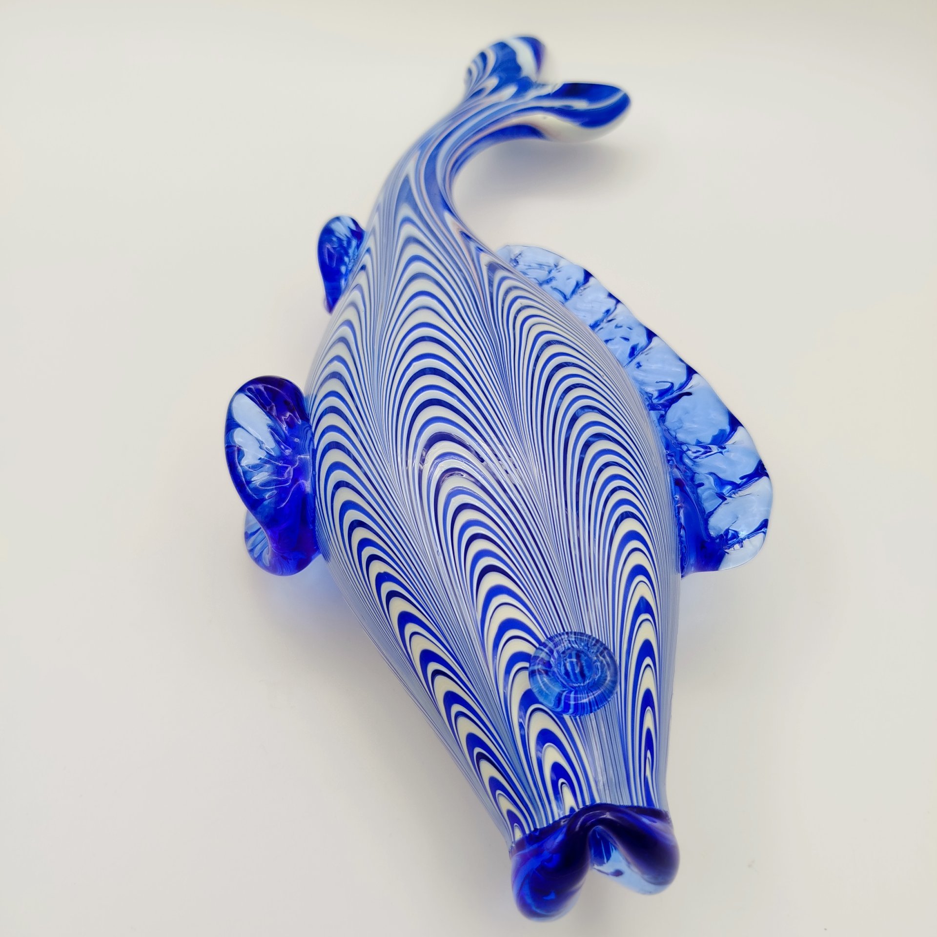 Статуэтка "Рыба", стекло, гутная техника, Западная Европа, 1970-1990 гг.