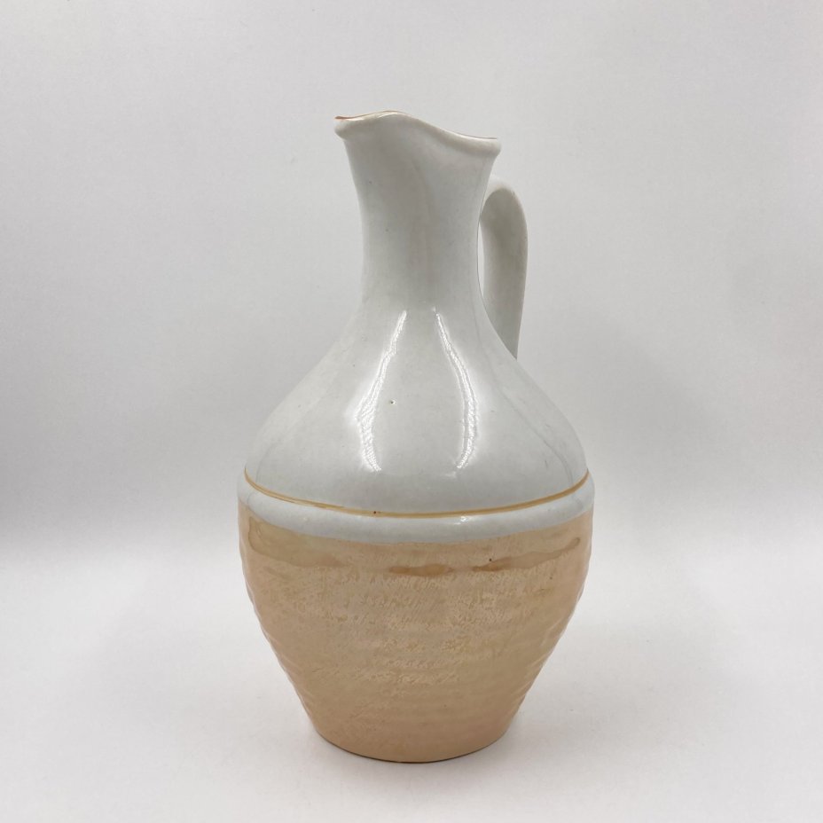 Кувшин с рельефным декором, керамика, люстр, СССР, 1960-1980 гг.
