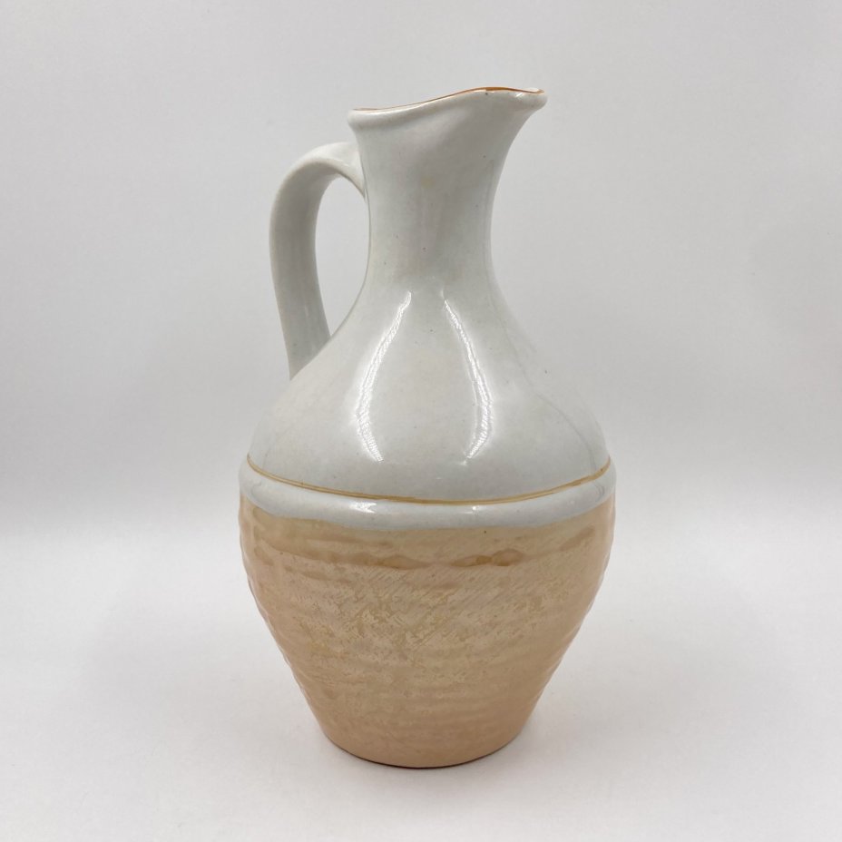Кувшин с рельефным декором, керамика, люстр, СССР, 1960-1980 гг.