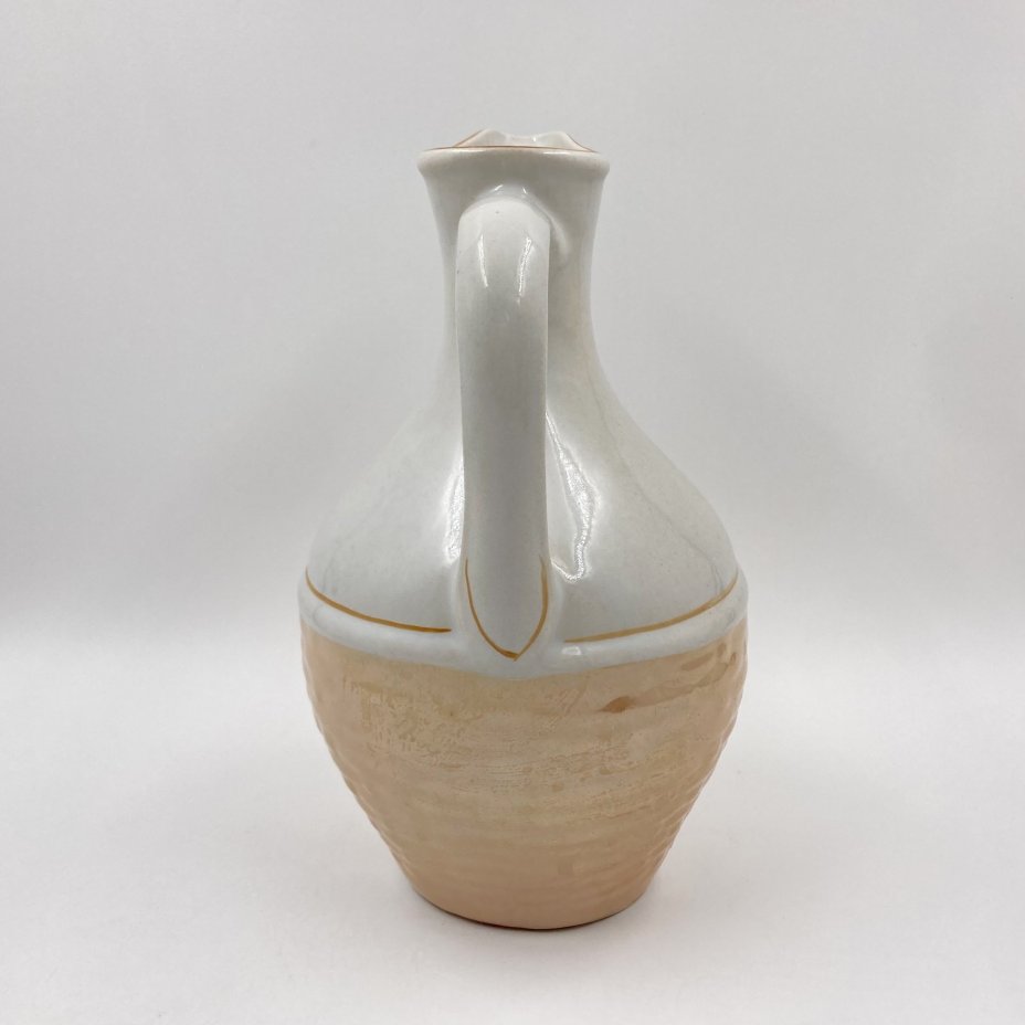 Кувшин с рельефным декором, керамика, люстр, СССР, 1960-1980 гг.
