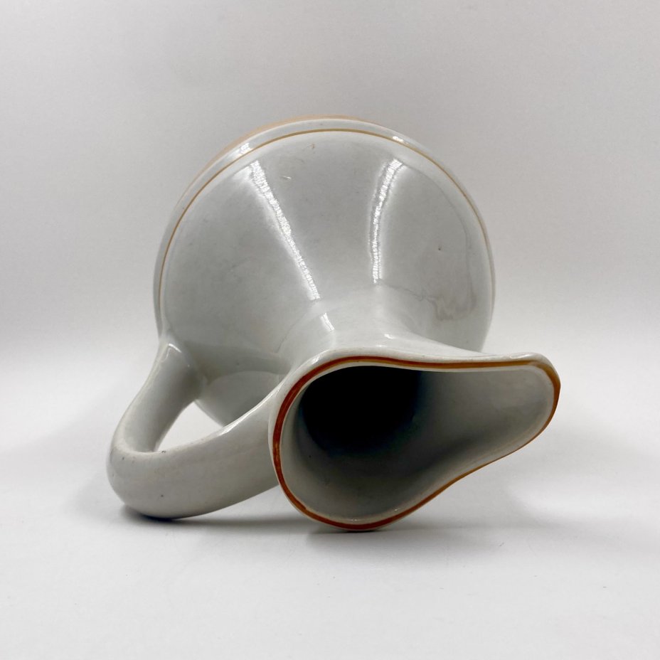 Кувшин с рельефным декором, керамика, люстр, СССР, 1960-1980 гг.