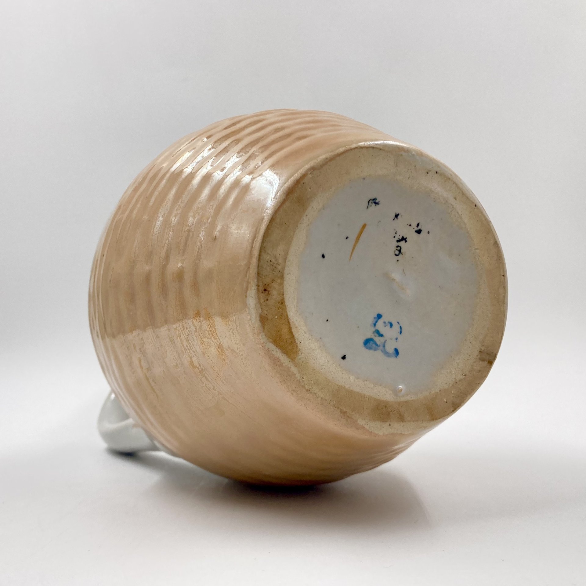 Кувшин с рельефным декором, керамика, люстр, СССР, 1960-1980 гг.