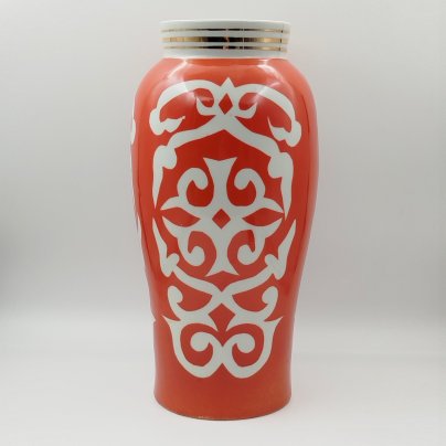 Ваза большая "Пахта", фарфор, крытье, золочение, СССР, 1970-1990 гг.