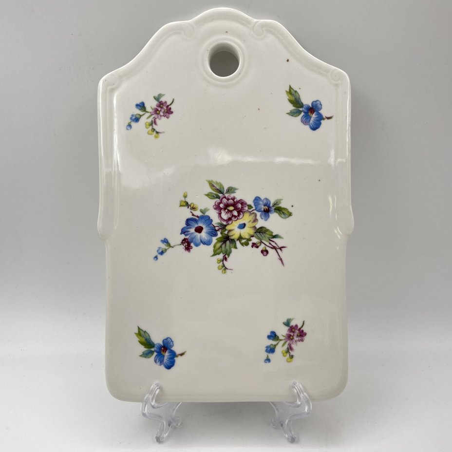 Доска сырная с цветочным декором