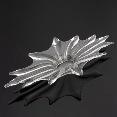 Ваза для десертов, интерьерная, большого размера, стекло, Murano, Италия, 1950-1970 гг., Murano