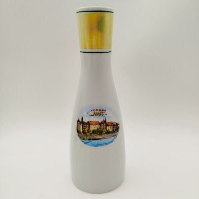 Ваза сувенирная "Замок Хартенфельс, Торгау", фарфор, люстр, деколь, Германия, 1960-1980 гг.