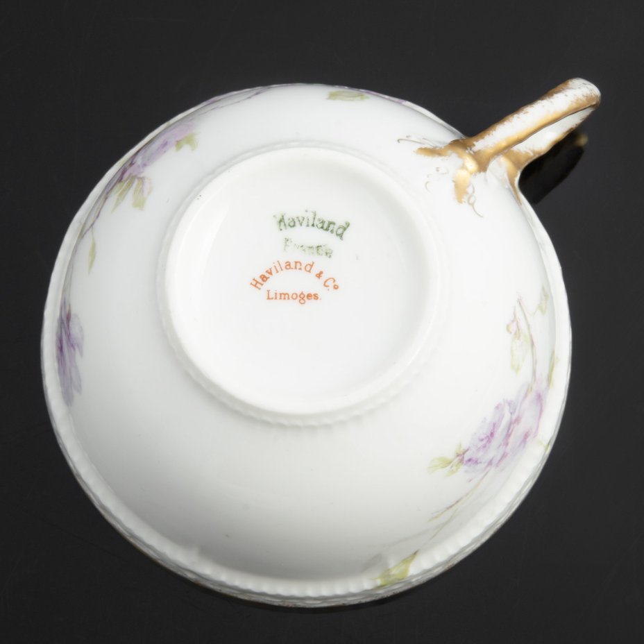 Чашка с цветочным декором, Haviland
