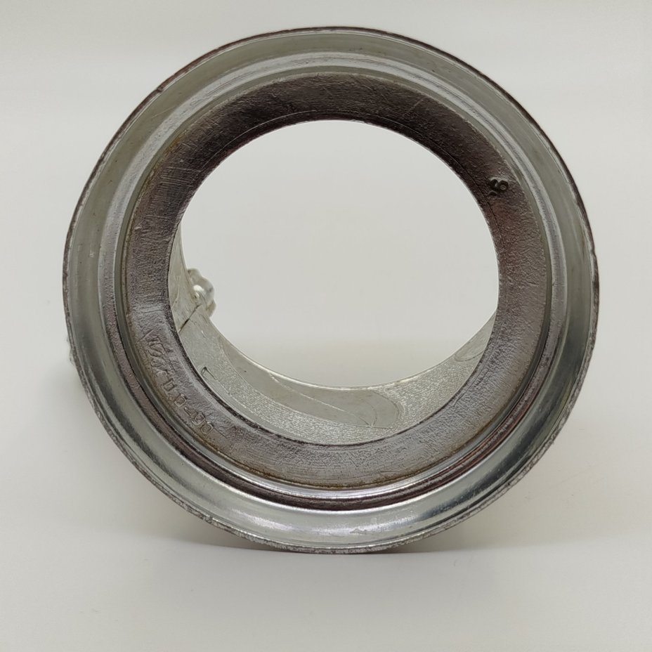 Подстаканник "Красные листья", алюминий, роспись, Казаковский завод художественных изделий (КХИ), СССР, 1960-1970 гг.